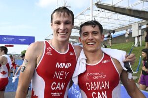 Daniel Damian and Josiah Ney U23 National Triathlon Championships